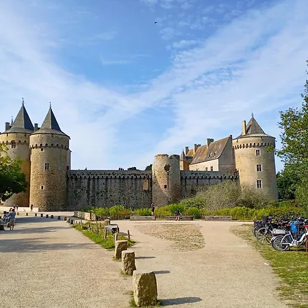 Maison Charmante Pres Du Chateau De Suscinio Avec Jardin Et Parking - Fr-1-639-128 萨尔佐